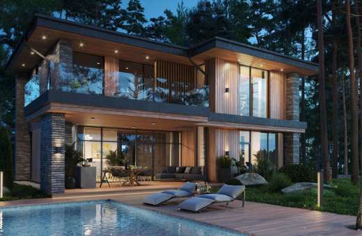 Коттеджный городок Wooden House под Киевом. Ирпень