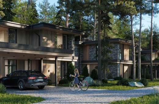 Коттеджный городок Wooden House под Киевом. Ирпень