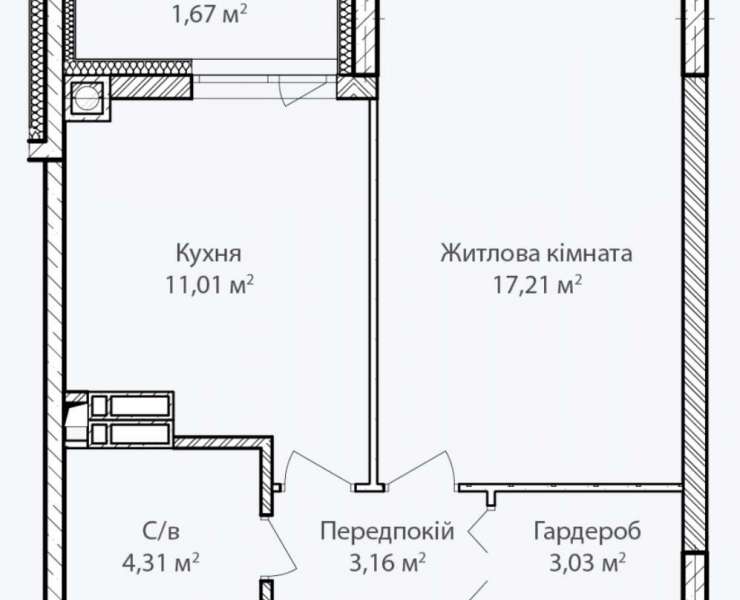Продажа 1 однокомнатная квартира ЖК Синергия Сити Ирпень. Агентство недвижимости