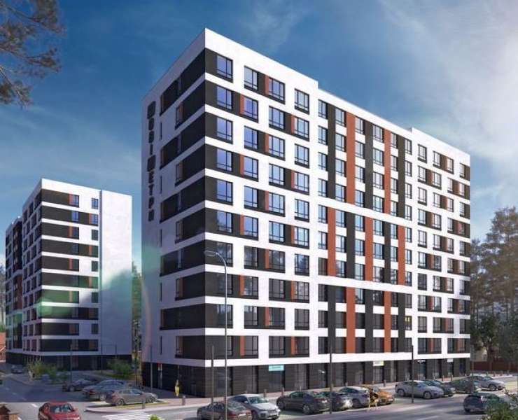 Продажа 2 двухкомнатная квартира в ЖК Новые Метры Center центр города Ирпень. Агентство недвижимости