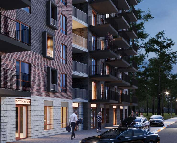 Продажа 1 однокомнатная квартира с террасой в ЖК Ютландия-2 Ирпень. Агентство недвижимости